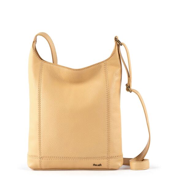The Sak Women's De Young Small Leather Buttercup Shoulder Crossbody Bag - Picture 1 of 7